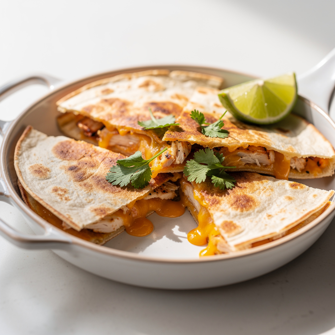 Crispy Chicken Quesadillas (Better Than Taco Bell!)
