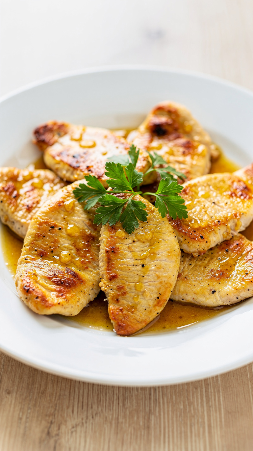Chicken Scampi with Creamy Garlic Parmesan Rice