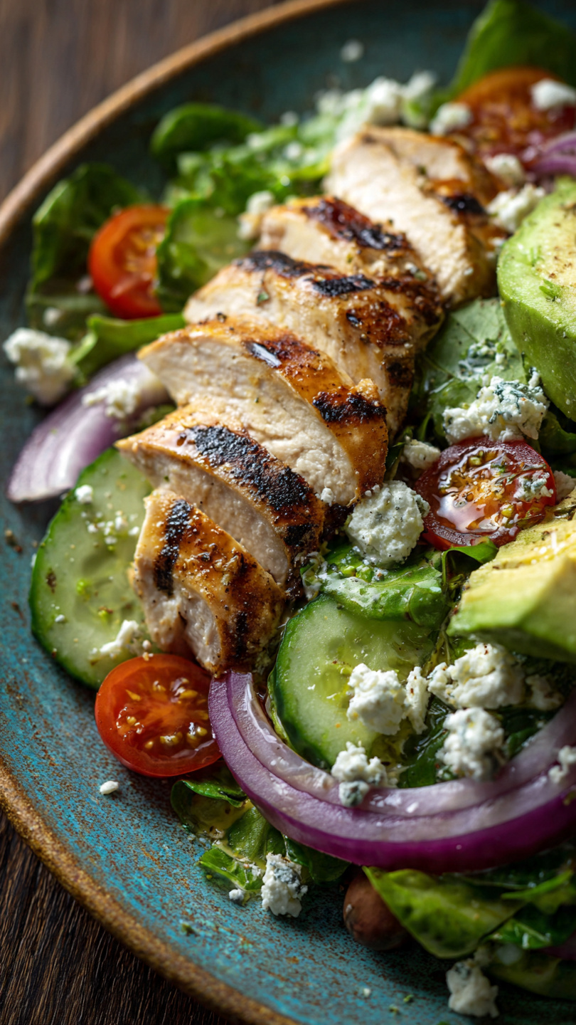 Healthy Paleo Chicken Cobb Salad
