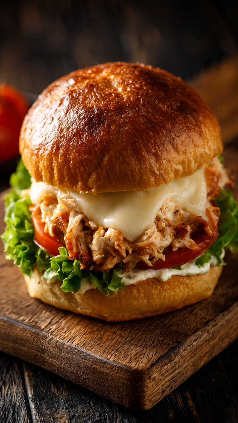 Rotisserie Chicken Sandwich with Bacon, Ranch, and All the Good Stuff