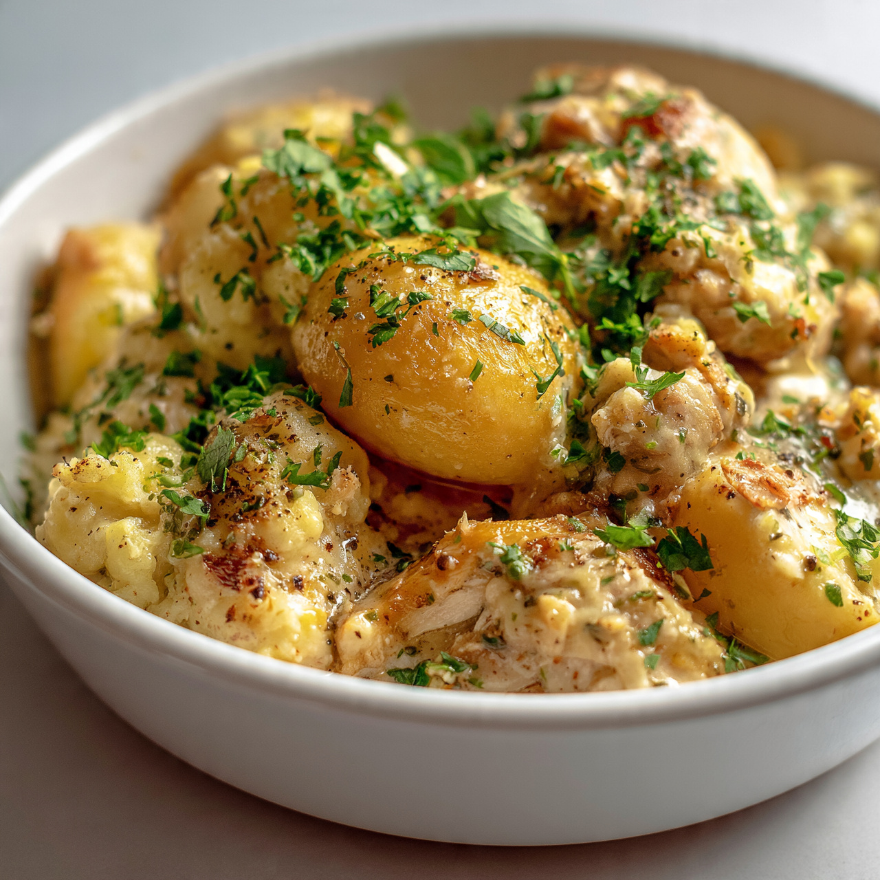 Irish Chicken with Whiskey Cream Sauce