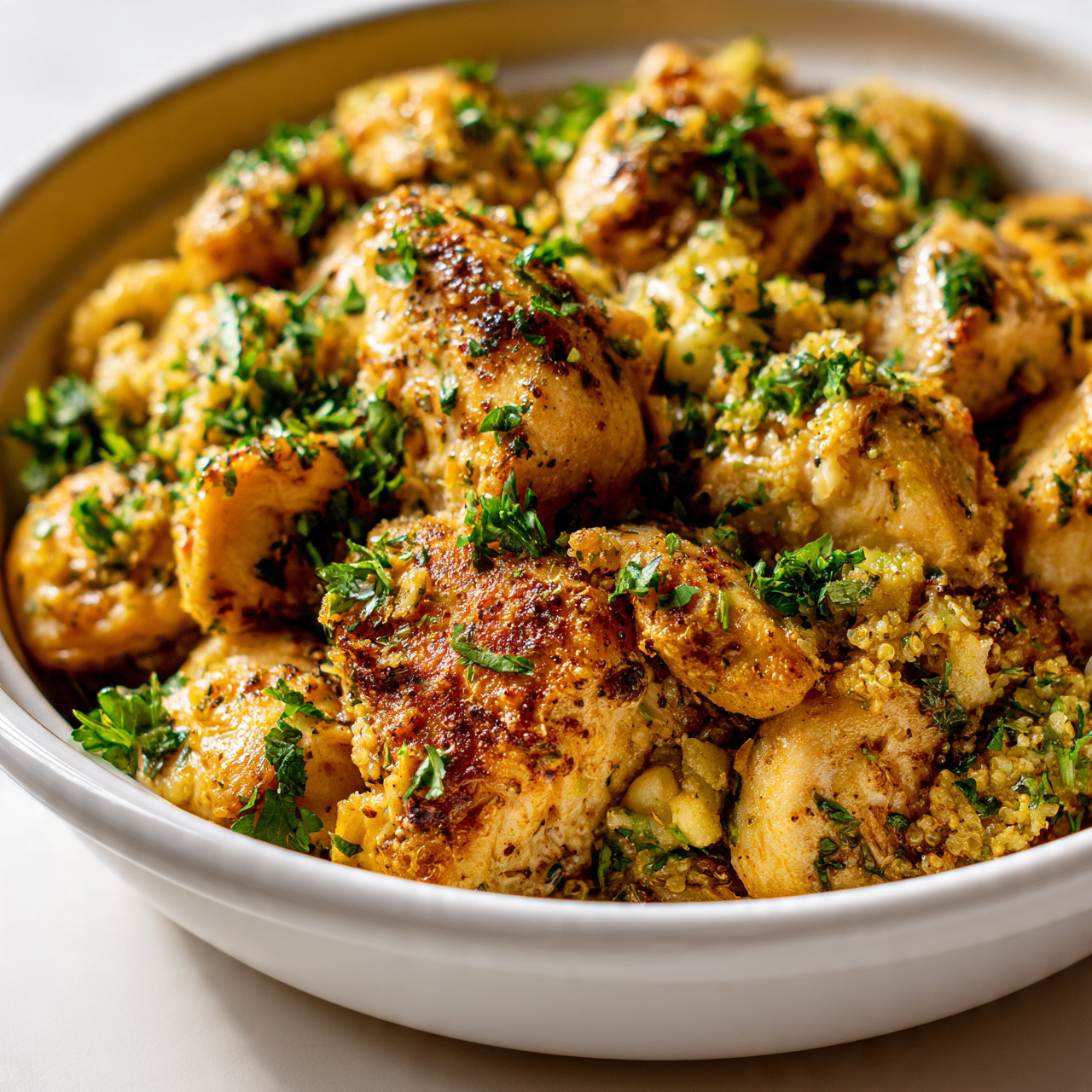 Lebanese Lemon Chicken (Frarej) Recipe