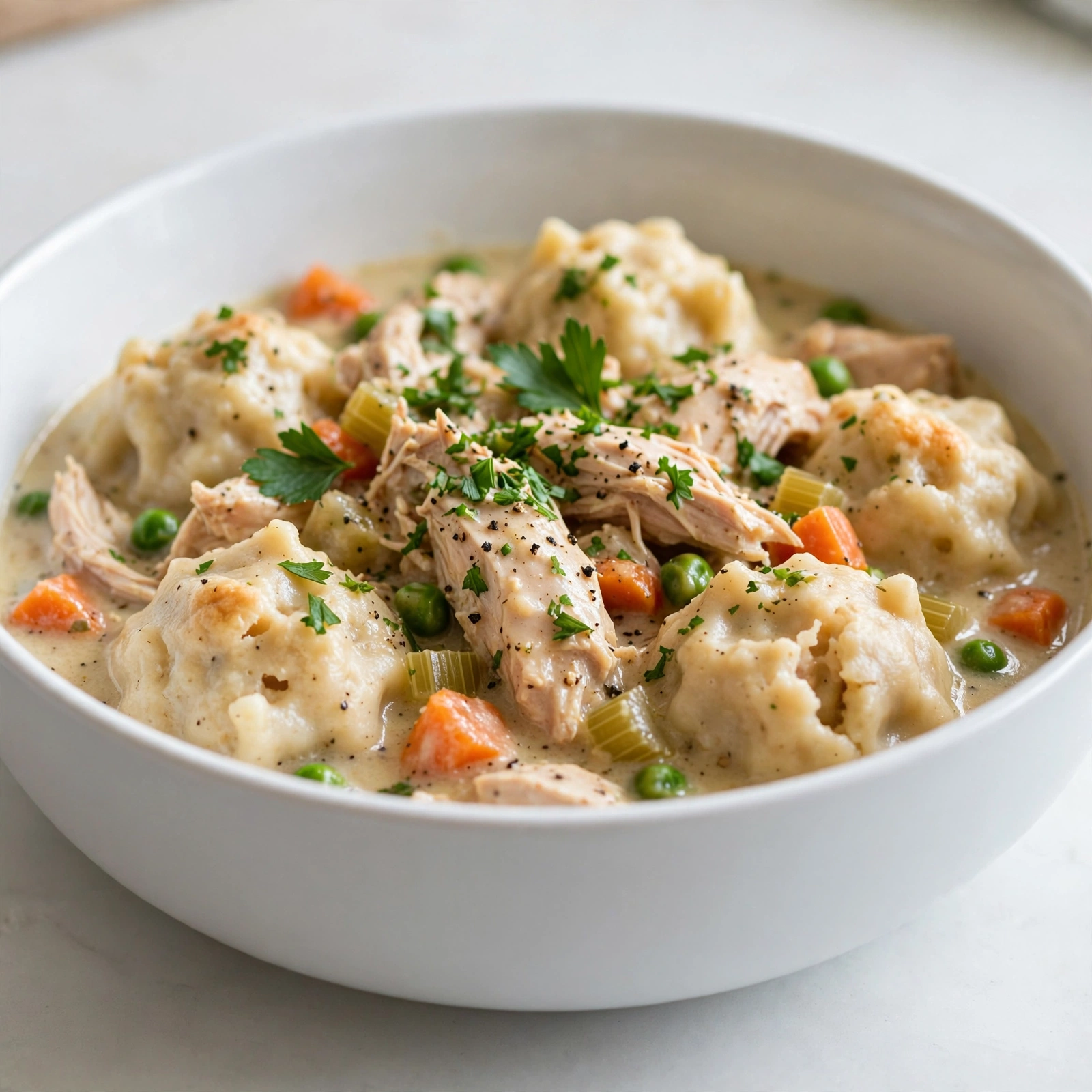 Slow Cooker Chicken and Dumplings