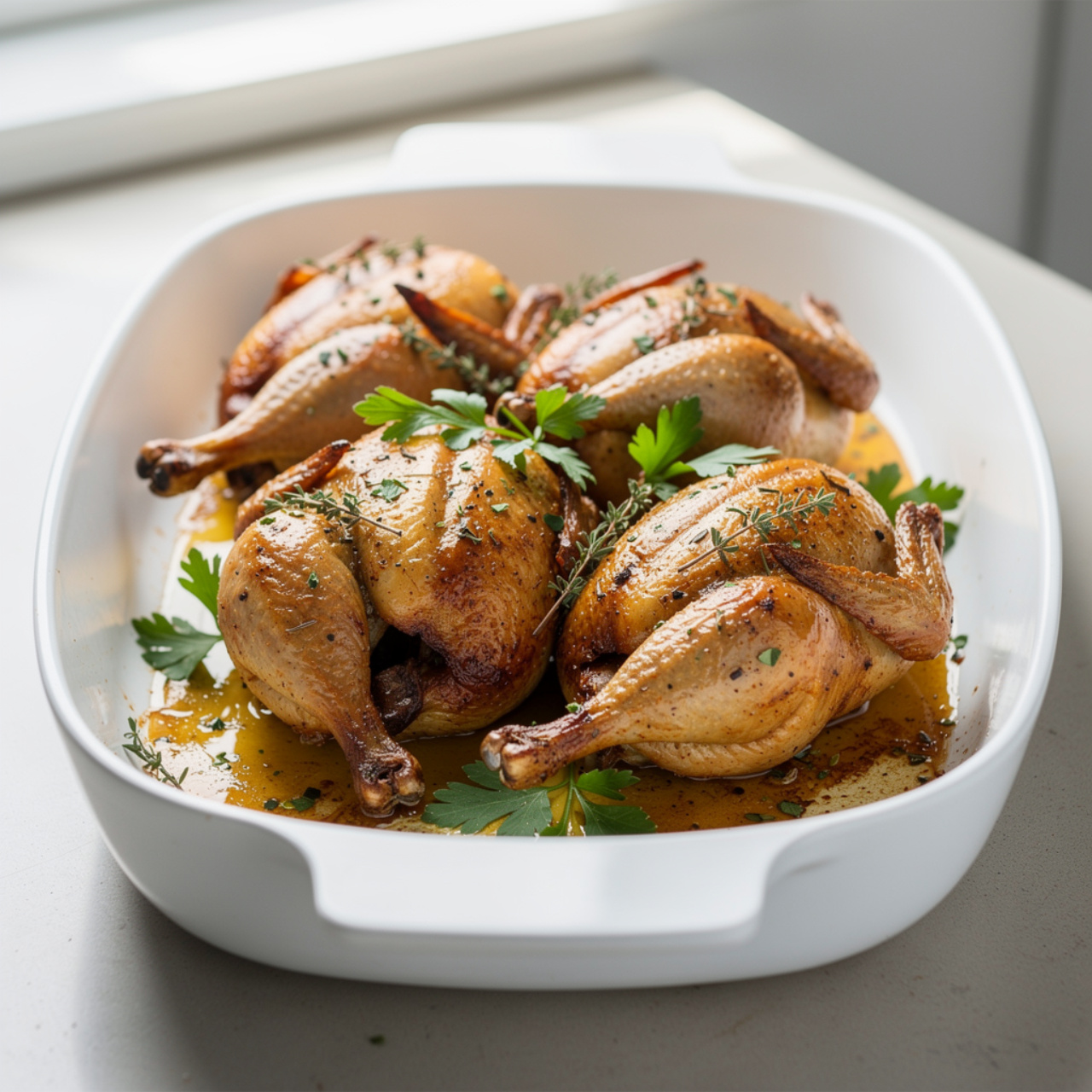 Slow Cooker Cornish Hens